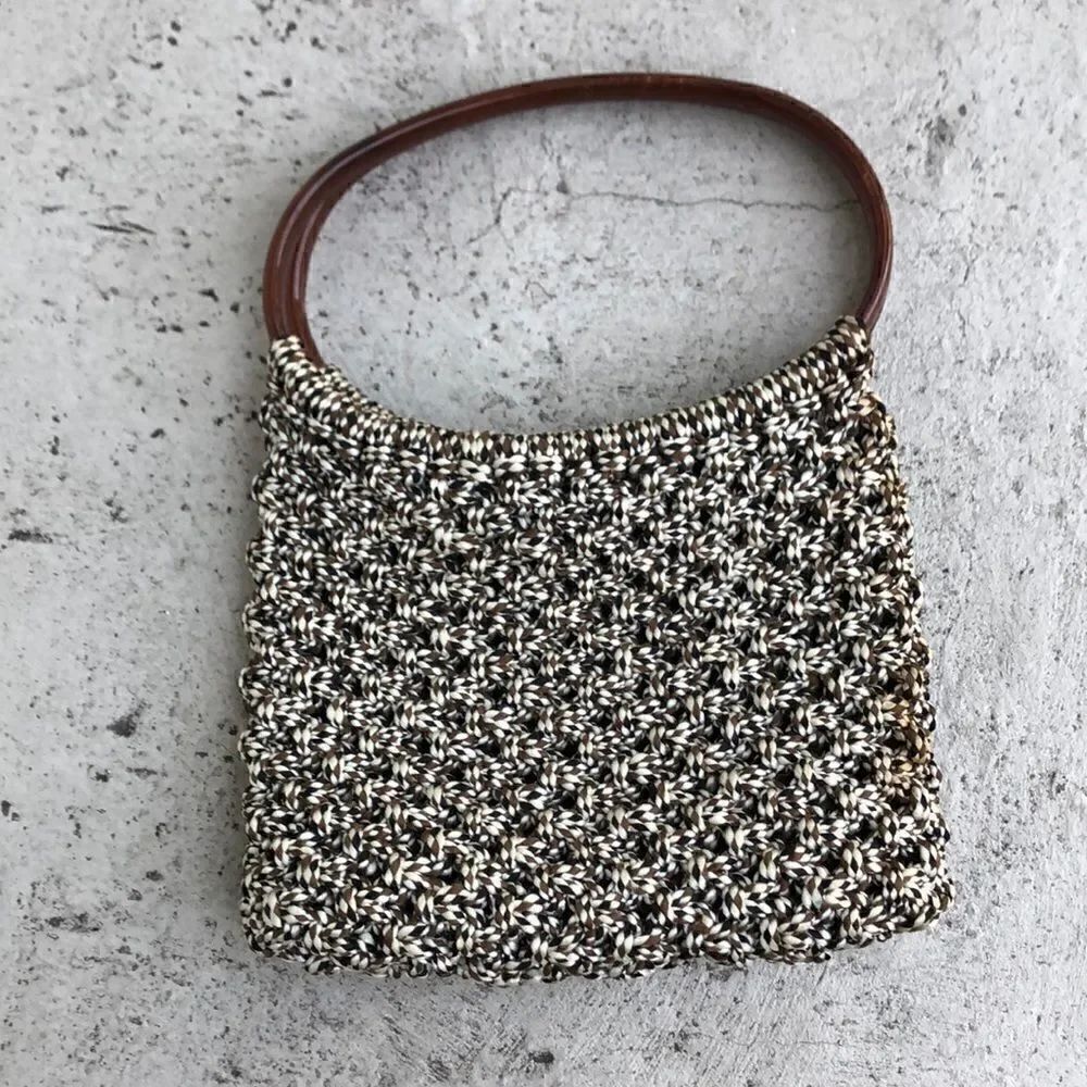 Vintage macramé bag